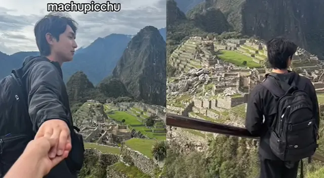 Coreano conoce Machu Picchu y es viral en TikTok tras video que grabó su novia. Coreano conoce Machu Picchu y es viral en TikTok tras video que grabó su novia.