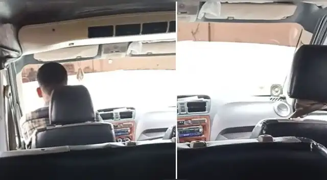 El joven mostró el inesperado momento que vio en el carro y no tardó en volverse viral en la app china. El joven mostró el inesperado momento que vio en el carro y no tardó en volverse viral en la app china.