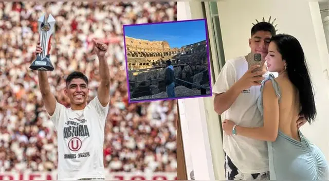 Así son las vacaciones del jugador de Universitario en Europa.