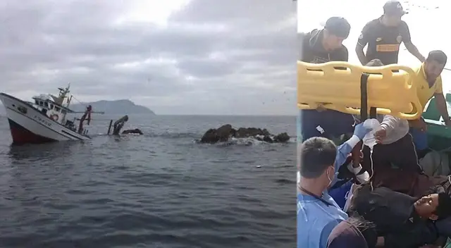 Los dos heridos fueron auxiliados de inmediato por otra embarcación en Tumbes. Los dos heridos fueron auxiliados de inmediato por otra embarcación en Tumbes.