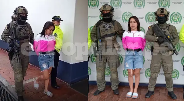 Wanda del Valle fue detenida en Colombia tras un trabajo coordinado con la PNP.