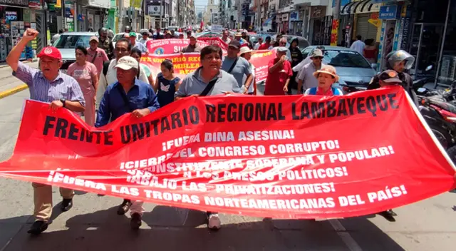 Manifestantes de Chiclayo señalaron que asesinaron de 70 personas en protestas y hasta hoy no hay responsables.