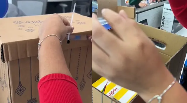 Canasta navideña de una joven se robó la atención de los usuarios en TikTok. Canasta navideña de una joven se robó la atención de los usuarios en TikTok.