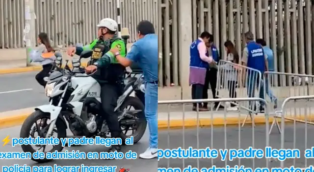 Postulante llevó ropa inapropiada para rendir el examen de admisión, pero igual ingresó luego de ser ayudada por policía.