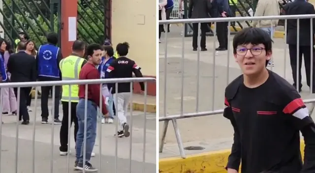 El postulante mostró siempre su buen estado de ánimo a pesar de confundirse. El postulante mostró siempre su buen estado de ánimo a pesar de confundirse.