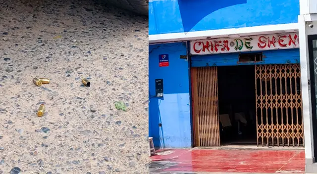 Testigos señalan que escucharon más de tres balazos en esta balacera registrada en chifa de Trujillo. Testigos señalan que escucharon más de tres balazos en esta balacera registrada en chifa de Trujillo.