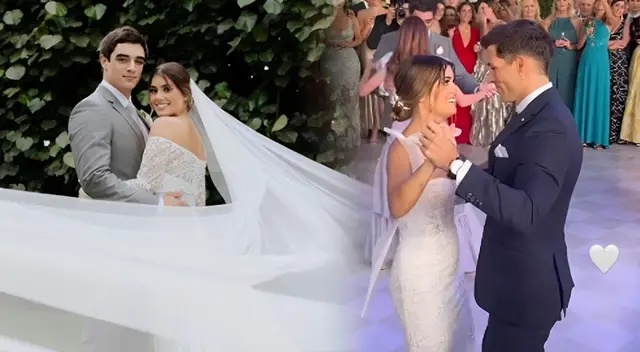 Patricio Parodi bailó con su hermana Mafer Parodi en su matrimonio.