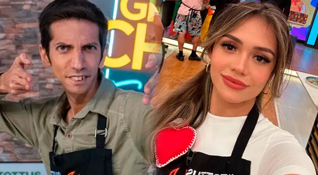 Giancarlo Granda le dice "Te amo" a Mayra Goñi.