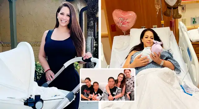 Melissa Klug se reunió con sus hijos en Estados Unidos sin Samahara Lobatón.