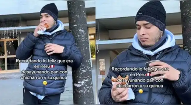 Venezolano recuerda lo feliz que era en Perú antes de irse a Italia y es viral en TikTok.