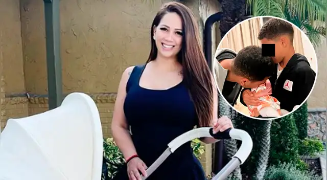 Melissa Klug derrocha amor al ver a sus hijos con su bebita. Melissa Klug derrocha amor al ver a sus hijos con su bebita.