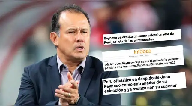 Así reaccionó la prensa extranjera sobre la salida de Juan Reynoso como DT de la selección peruana