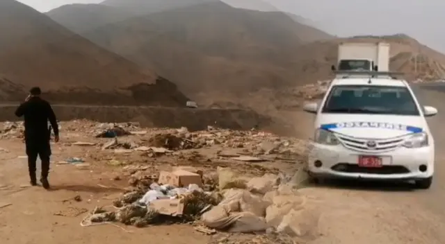 Hallan un cuerpo calcinado en Ventanilla, se trataría de un varón de 30 años aproximadamente.