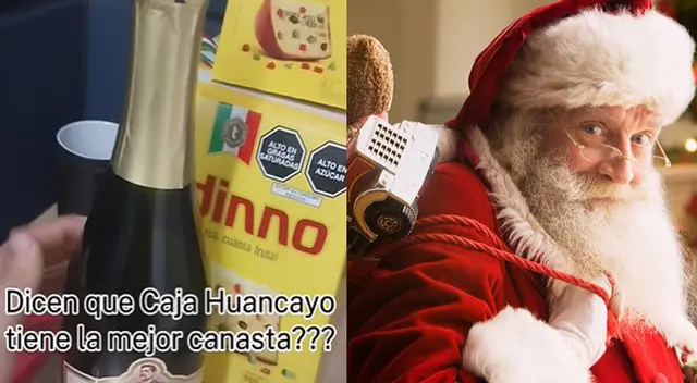 Canasta navideña de joven llamó la atención de los usuarios en TikTok.