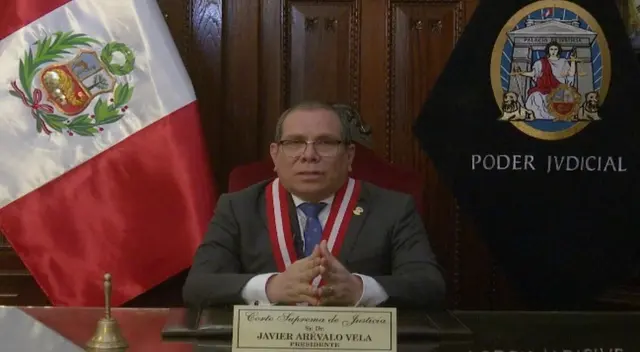 El presidente del Poder Judicial Javier Arévalo se pronunció sobre fallos de jueces El presidente del Poder Judicial Javier Arévalo se pronunció sobre fallos de jueces