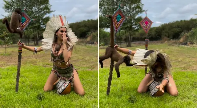 Aída Martínez es atacada por un mono: ¿Cómo fue? Aída Martínez es atacada por un mono: ¿Cómo fue?