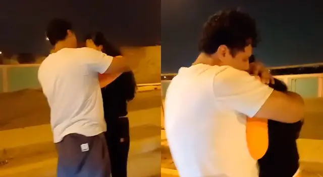 Padre y Valeria se reencontraron en Puente Piedra con un emotivo abrazo.