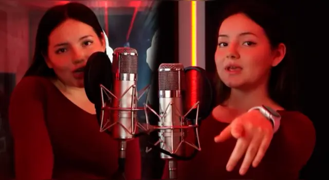 Francisca Arronson canta como María Becerra. Francisca Arronson canta como María Becerra.