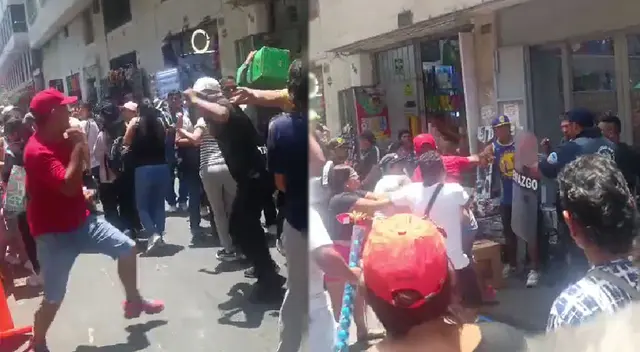Vendedores ambulantes causan desesperación en Mesa Redonda, tras constante peleas por ganar clientes.
