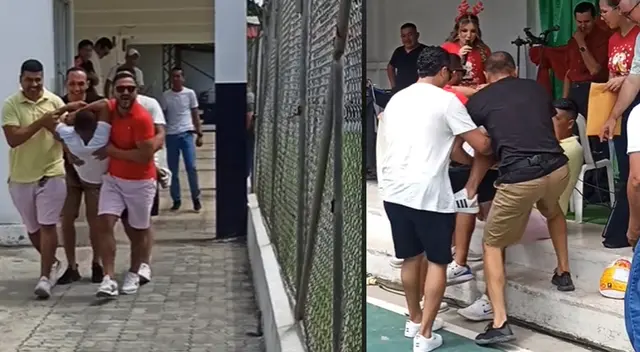 Joven se convirtió en un personaje viral en las redes sociales durante sorteo por Navidad.