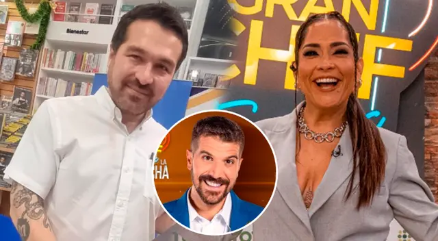 Giacomo Bocchio feliz con Katia Palma como reemplazo de José Peláez.