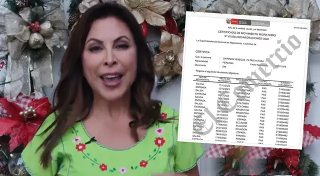 Patricia Chirnos sale del país tras anunciar que pedirían su detención sin sustento jurídico. Patricia Chirnos sale del país tras anunciar que pedirían su detención sin sustento jurídico.