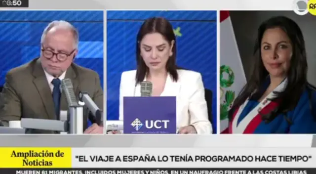 Patricia Chirinos descarta fuga del país y afirma que retorna en cuanto antes. Patricia Chirinos descarta fuga del país y afirma que retorna en cuanto antes.