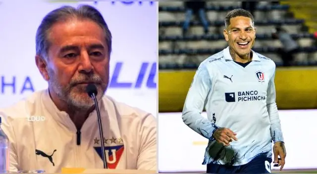 Presidente de LDU, Isaac Álvarez, incómodo por condiciones que pone Paolo Guerrero.