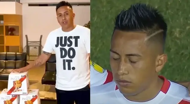 Christian Cueva llamó la atención de usuarios en redes sociales con panetones.