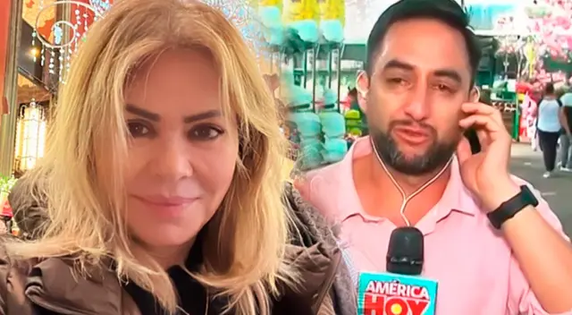 Gisela Valcárcel le cumplió su sueño al reportero de América Hoy. Gisela Valcárcel le cumplió su sueño al reportero de América Hoy.