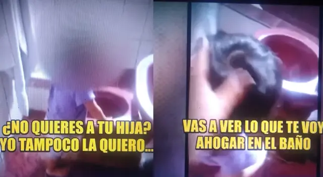 En las imágenes se observa el maltrato de esta mujer que ya fue denunciada por su ex pareja.