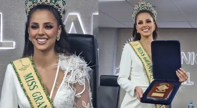 Luciana Fuster fue condecorada por la Municipalidad del Callao.