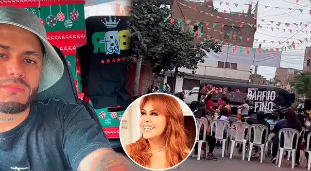 Bryan Torres lleva alegría a los niños de El Agustino por Navidad.