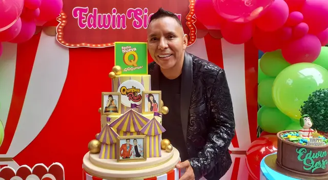 Edwin Sierra celebró cumpleaños y primer lugar de sintonía con Qumbias y risas.