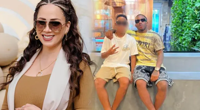 Jefferson Farfán y su emotivo mensaje a su hijo mayor que viajó a Estados Unidos con Melissa Klug.