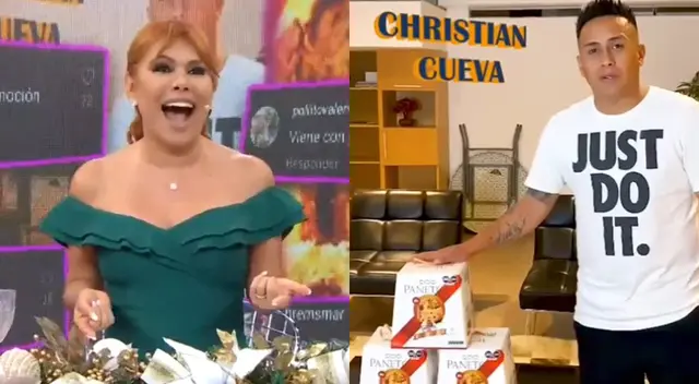 Magaly Medina se burló de los comentarios que recibió Christian Cueva por su panetón.