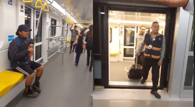 Usuarios de la Lïnea 2 del Metro Lima mostraron su contento y descontento con la inauguración de obra. Usuarios de la Lïnea 2 del Metro Lima mostraron su contento y descontento con la inauguración de obra.