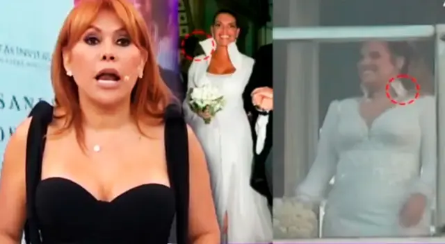 Magaly Medina opinó sobre el vestido de Cassandra Sánchez.