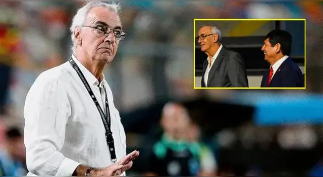 Jorge Fossati se encuentra con Agustín Lozano en Premiación Liga 1.