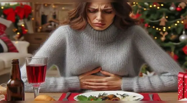 No exageres con la comida, el alcohol y los dulces.