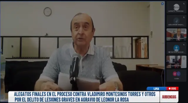 Leerán la sentencia contra Vladimiro Montesinos el 29 de diciembre por caso Leonor La Rosa
