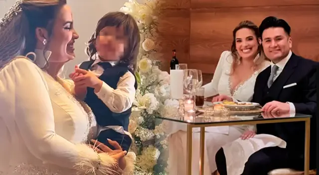 Hijo de Deyvis Orosco y Cassandra Sánchez emociona a invitados.