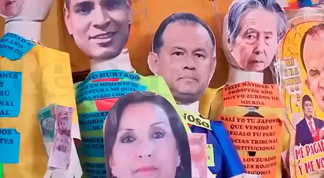 Los personajes del 2023 que más dieron que hablar y cuyos rostros son ahora puestos en piñatas.