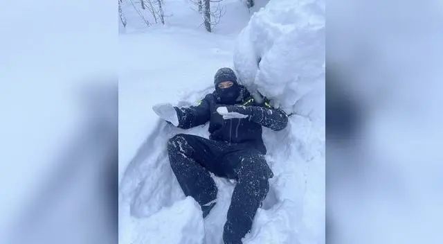 Mbappé se divierte de manera especial en la Fiestas de Navidad