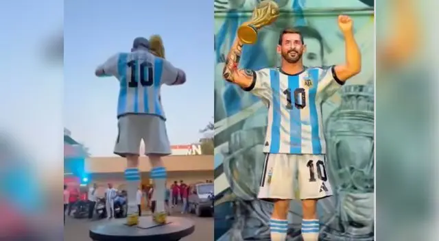 En todo el mundo tratan de homenajear a Messi En todo el mundo tratan de homenajear a Messi