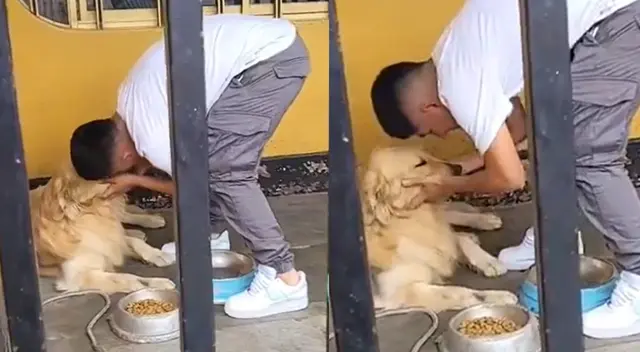 Piero Quispe jugará en México y se despidió de su perro antes de viajar, protagonizando emotiva escena.