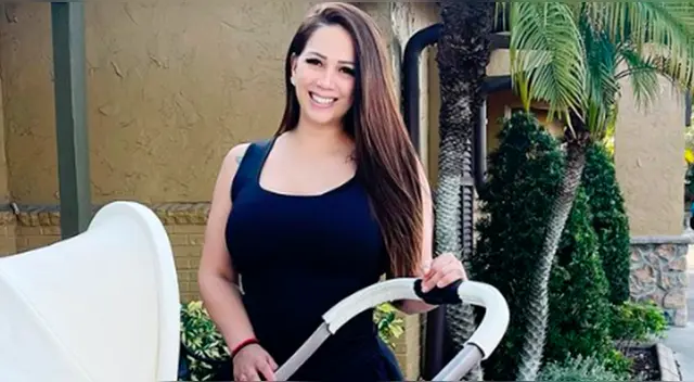 Melissa Klug y su bebita llegan a Perú. Melissa Klug y su bebita llegan a Perú.