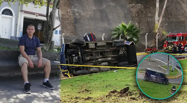 Conductor de camión de caudales es la víctima mortal del accidente en la Costa Verde.