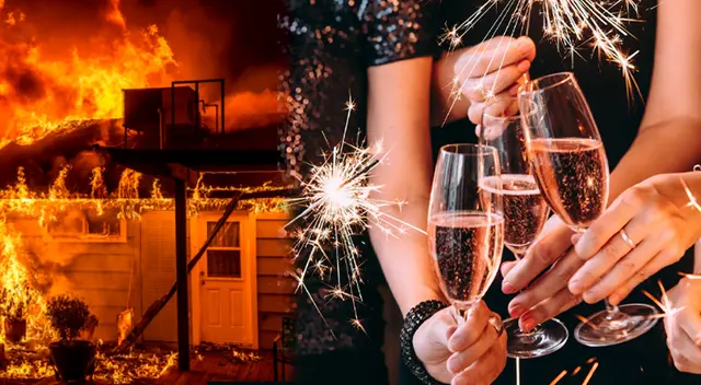 Se viene Año Nuevo y estos son los consejitos para evitar accidentes.