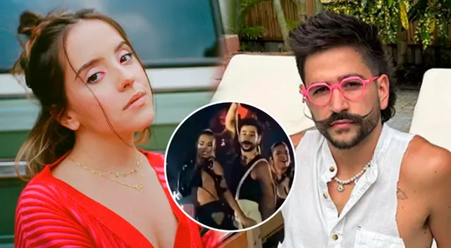 Evaluna reacciona al ver a Camilo bailando sensual con bailarina.